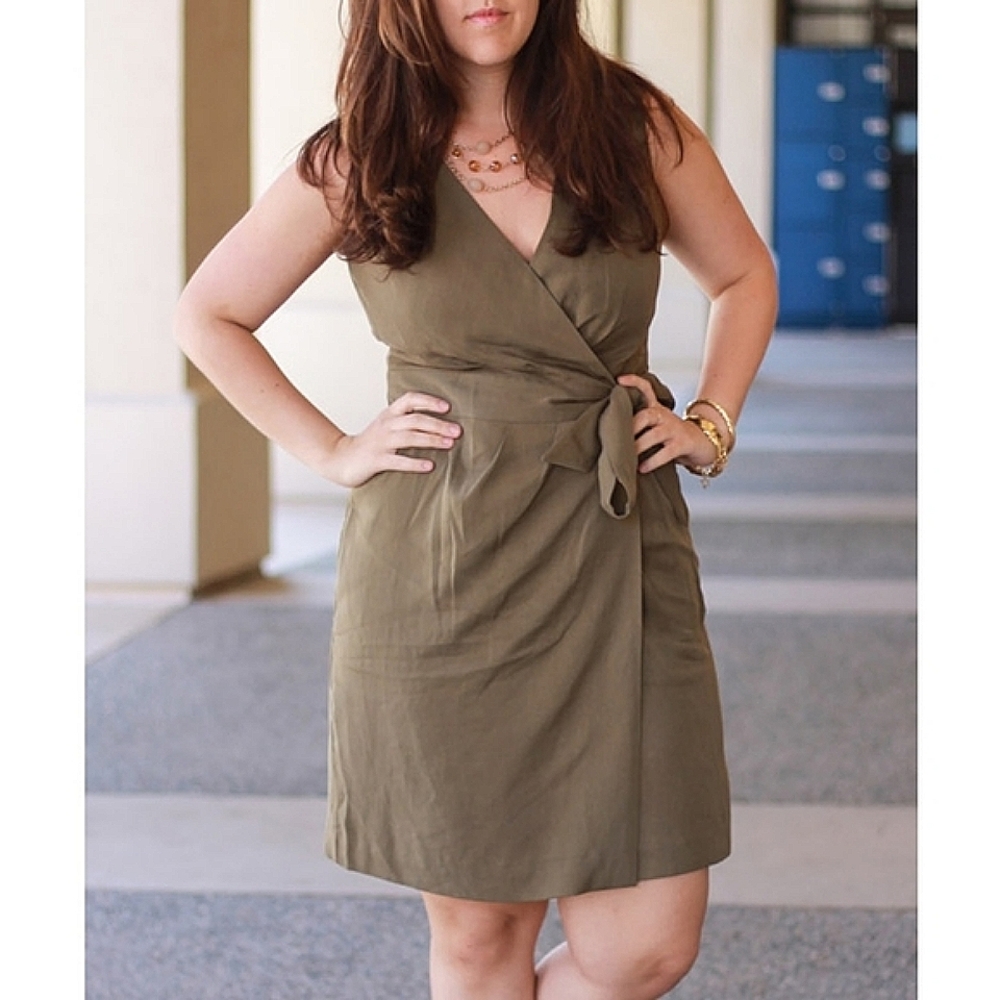 Olive Banana Republic Dress